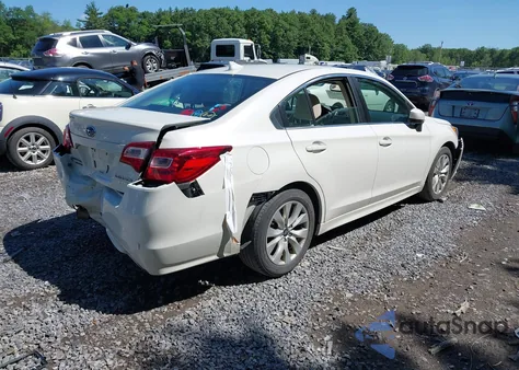 2016 Subaru Legacy 2.5I Premium из США, поврежденный, VIN 4S3BNAE61G3008453